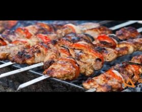 الكباب على الفحم