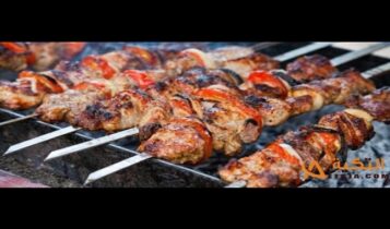 الكباب على الفحم