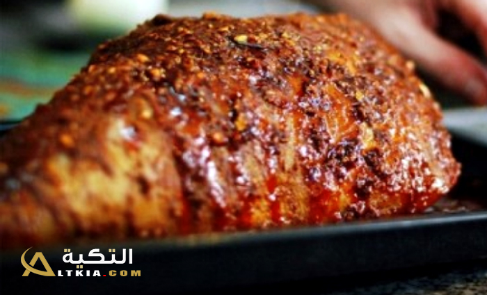 طريقة عمل فخذ خروف مشوي بالفرن